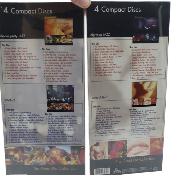 Sensual Jazz 4 Disk Cd Set and Swing 4 Disk CD set **NEW FACTORY SEALED ** - Picture 4 of 7